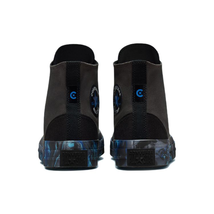 Converse Unisexové tenisky Chuck Taylor All Star CX High Mramorovaná černá Bouřlivý vítr Hra královská A00426C