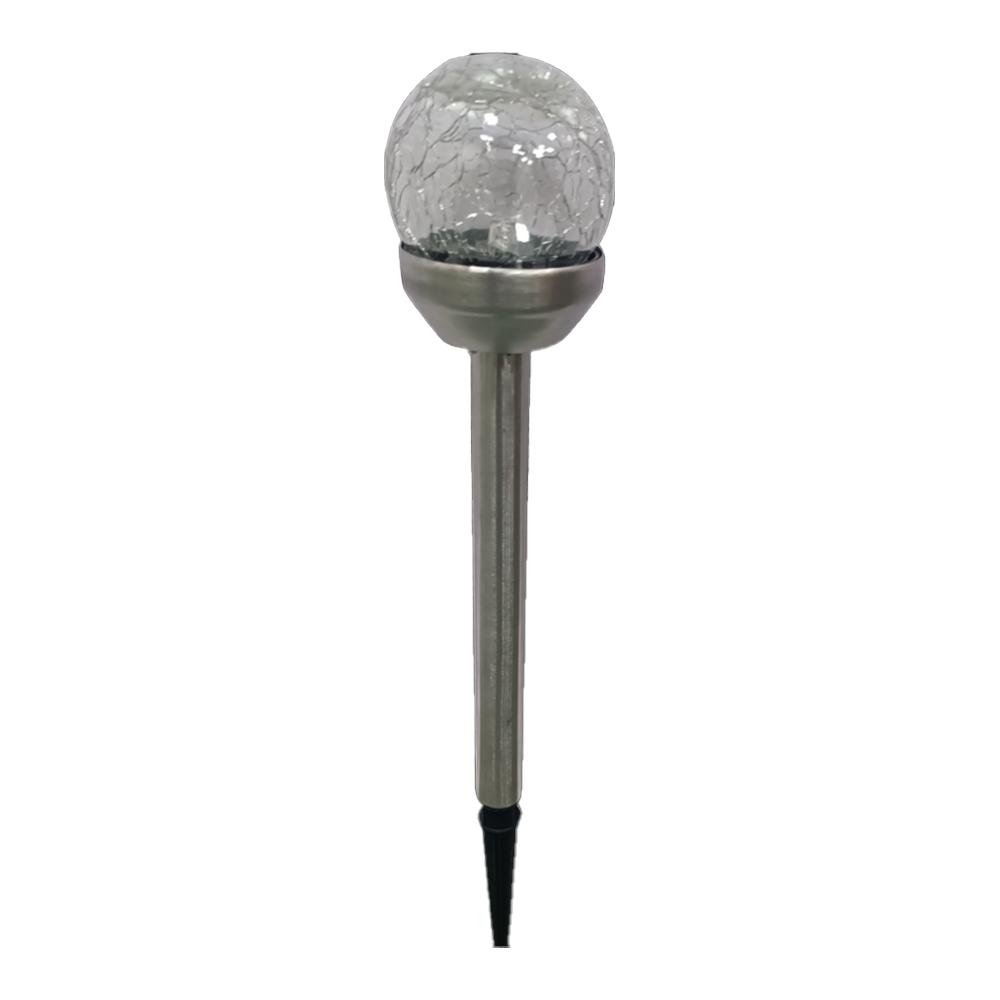 Pagoda Crackle Ball Outdoor Solar Light