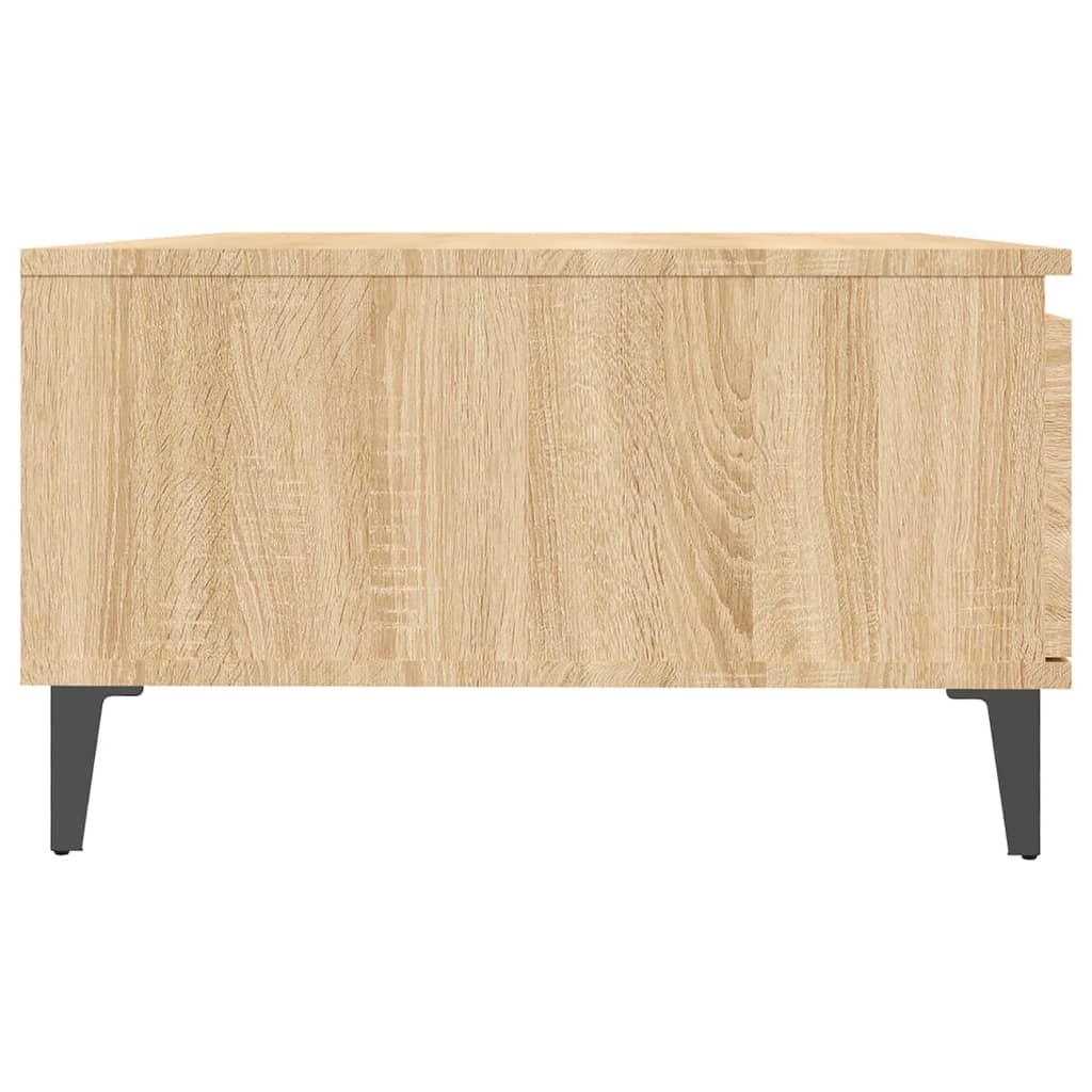  Coffee Table, Sonoma Oak, 90x60x35 Cm, Wood-based Material