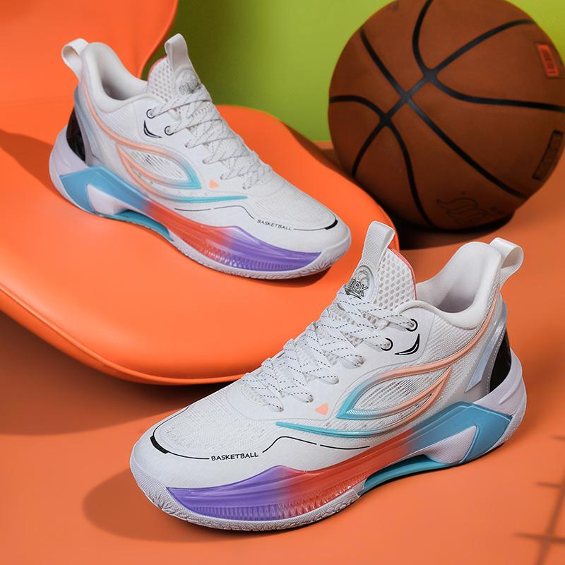 Basketball Shoes Spring and Summer New Non-slip, Wear-resistant and Shock-absorbing Low-top Actual Combat Professional Sports Shoes Male Stud