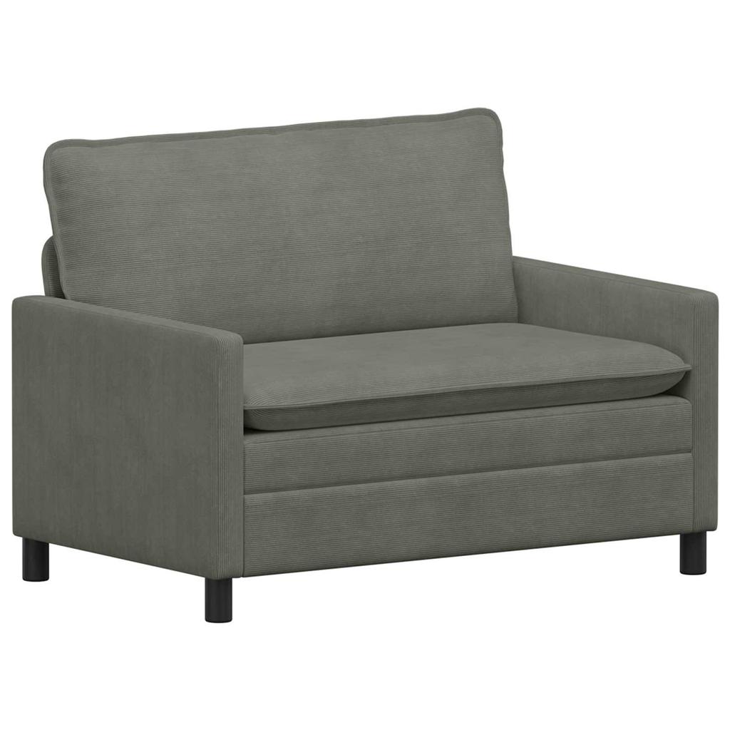 Sofa Light Grey 126 x 81 x 87.5 cm Fabric