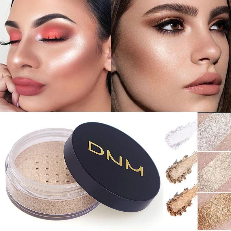 

DNM High Gloss Powder Прочный контроль масла High Gloss Powder Водостойкая перламутровая пудра Косметика 6 мл