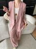 Sijan Early Spring New Arrivals Linen Blend High Intelligence Old Money Drip Suit Jacket Wide Leg Pants Set Sn
