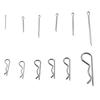 Cotter Pin Clip Retaining Hair Pins Including 5 Sizes Cotter Pins and 6 Sizes Hairpin Cotter Pin Assortment Kit