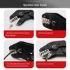 Spring Insert Ratchet Crimping Pliers SN-58B - Cold Press & Insulated Terminal, Multi-Jaw Bare Terminal Crimp Pliers.