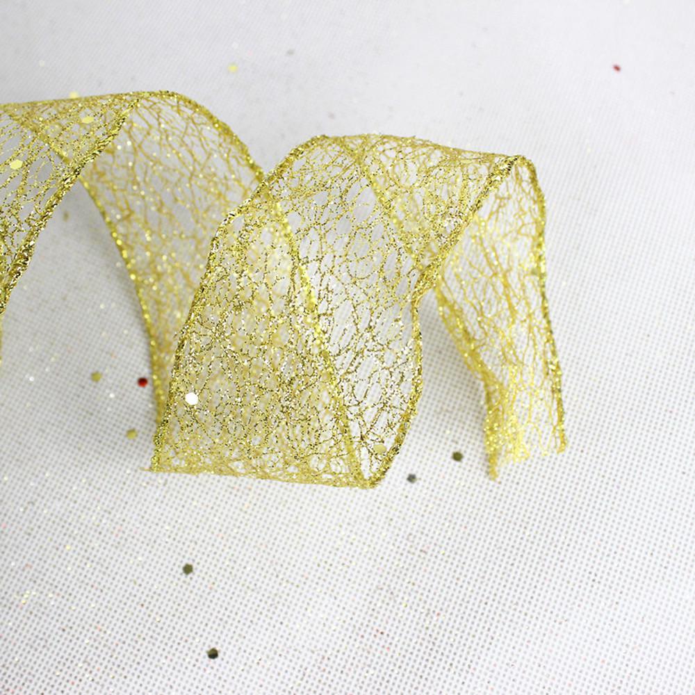 5cm Christmas Party Powdered Bronzing Xmas Tree Ornaments 2m  Hanging Deco