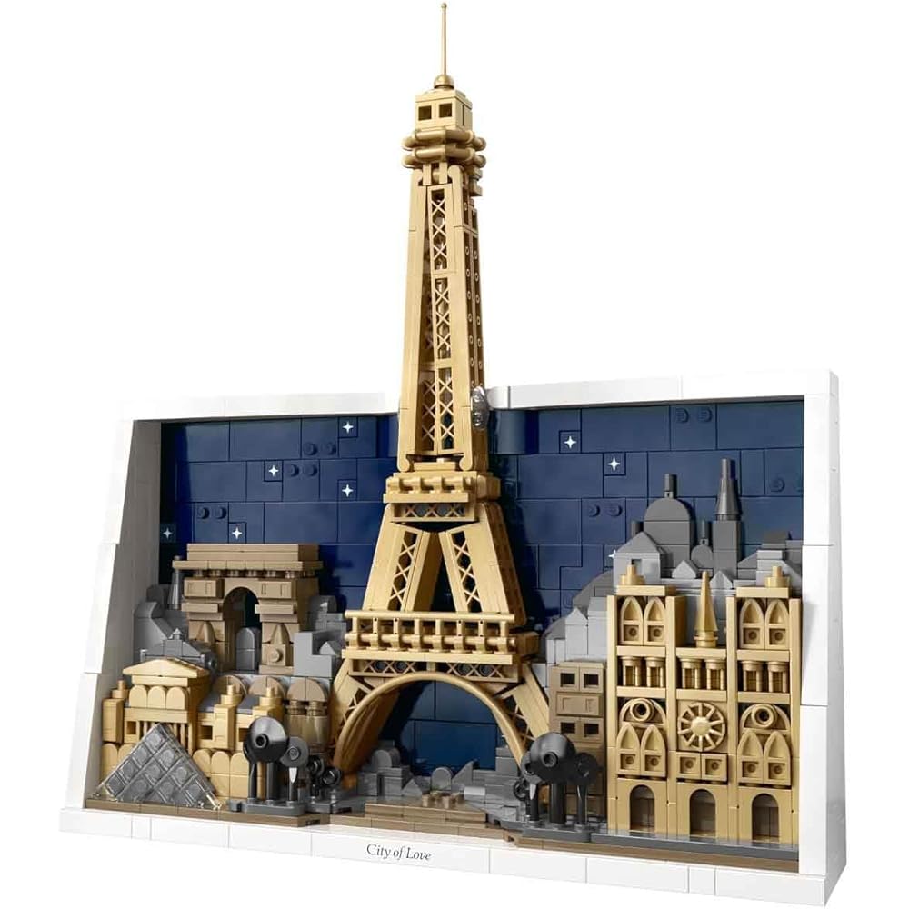 LEGO Architecture Paris Toy Building Blocks Gift for Men Women Home Decor 21064