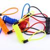 Anti-theft Bike Spring Reminder Cable Anti-lost Disc Brake Lock Rope  Universal