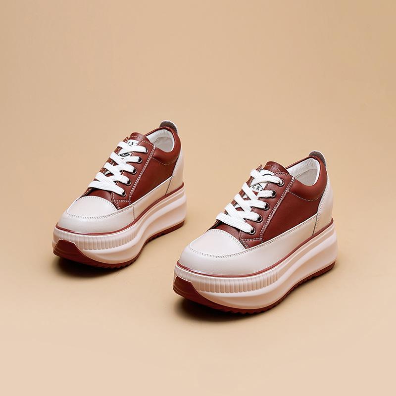 

2025 autumn new little white shoes women s platform Korean version of versatile casual shoes popular small platform women s shoes 39