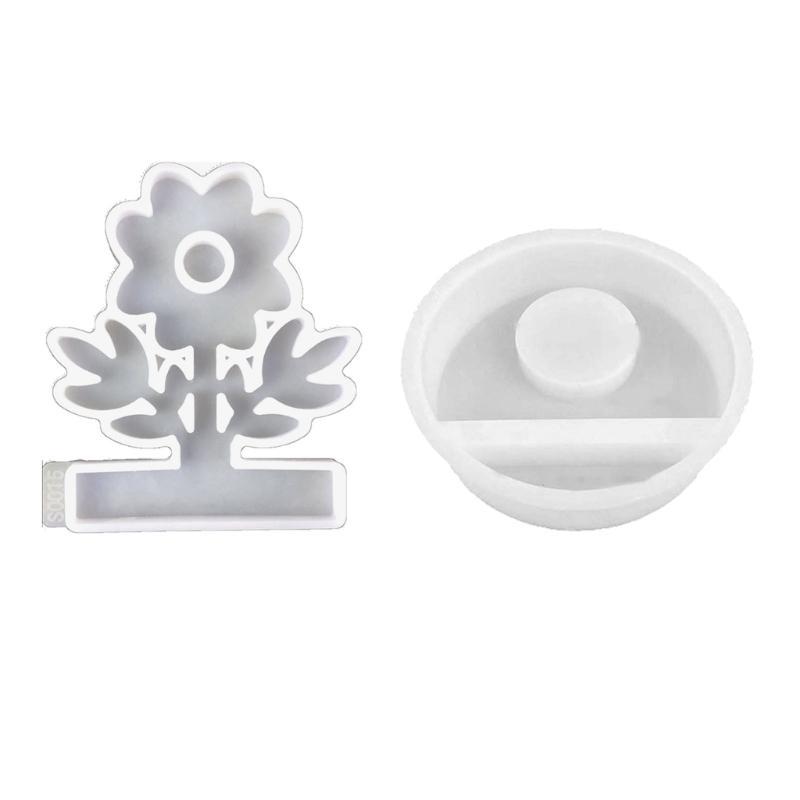 Animal Holder Molds for DIY Craft, Flower Resin Molds for Candle Holder