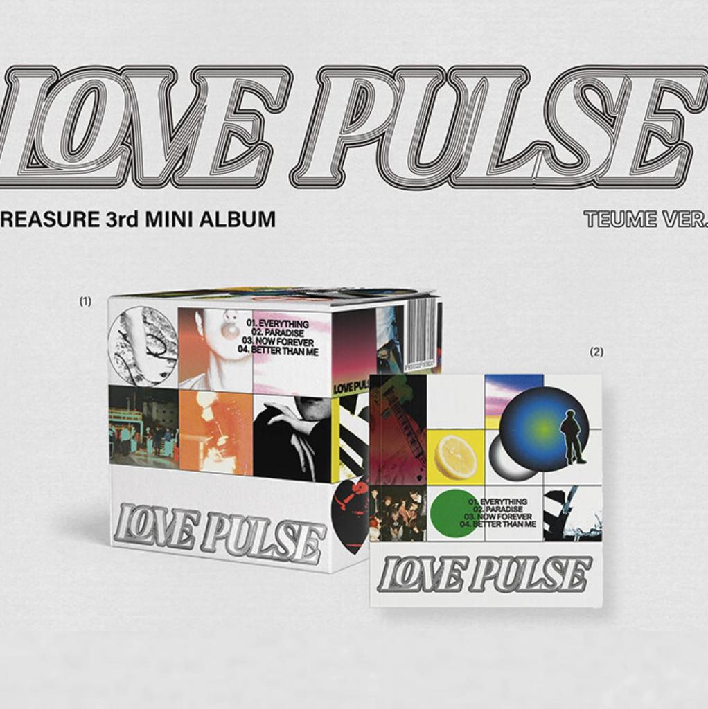 TREASURE 3rd MINI ALBUM [LOVE PULSE] – TEUME Ver. (Mini CD)
