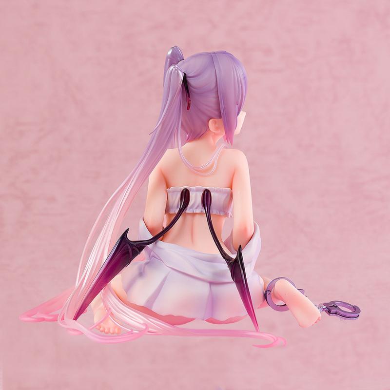 14cm Pink Eve Kneeling Cartoon Anime Girl Character Model Statue Boy Series Desktop Decoration Toy Gift