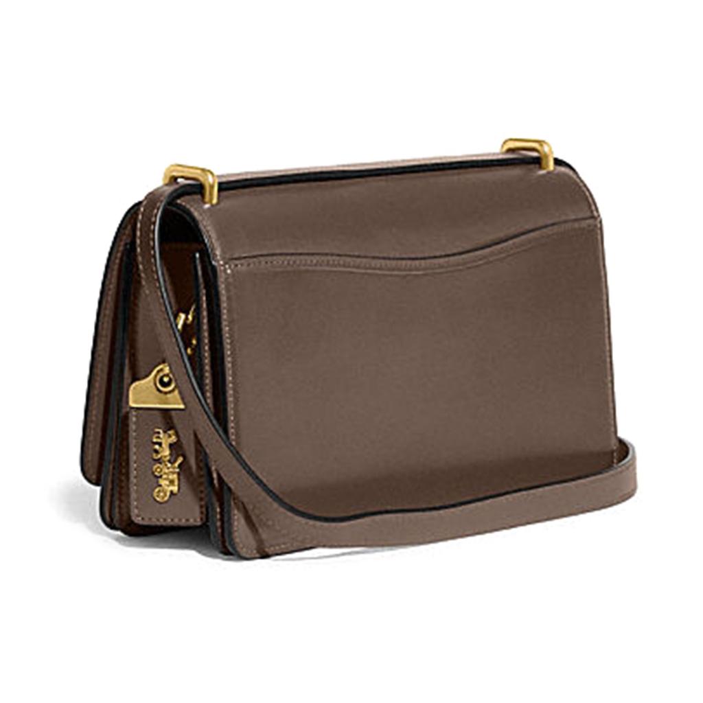Coach Bandit 24 Multifunktionale Tasche mit Druckknopfverschluss Damen Umhängetasche Messing Dunkelstein CC416-B4CBD