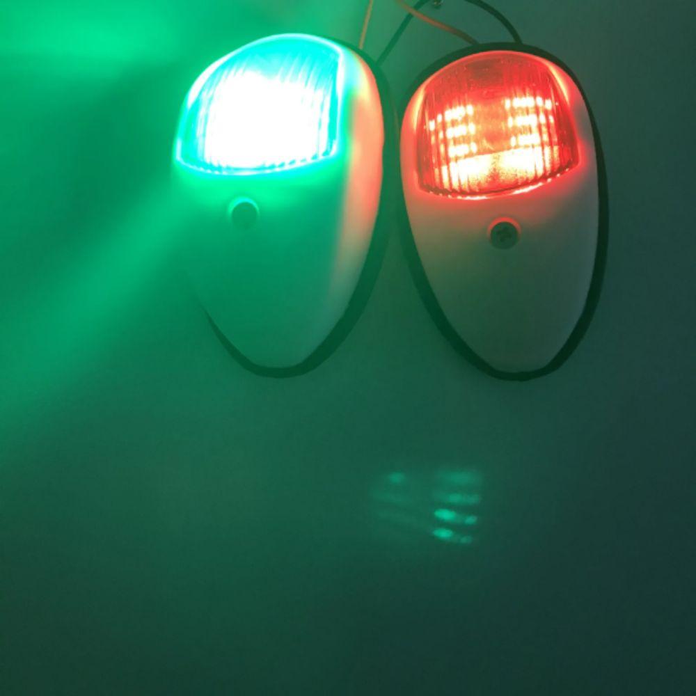 LED Marine Sounding Light LED Navigation Light Red and Green Warning Lamp  Fishing Boat
