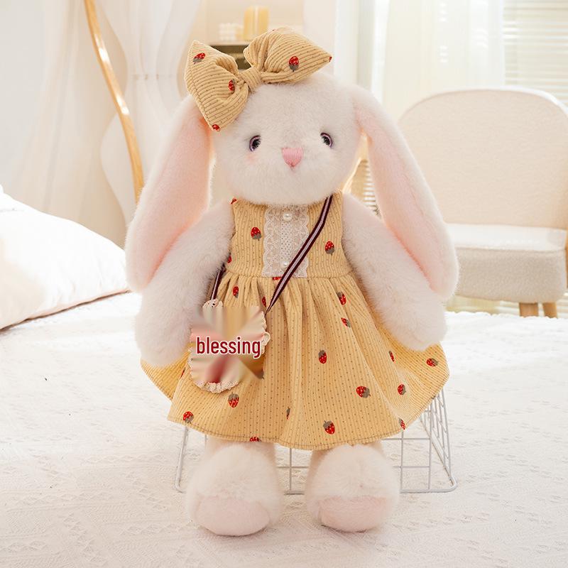 Xiaohongshu Popular Droopy-Eared Rabbit Plush Toy - Soothing Doll & Birthday Gift 45 cm