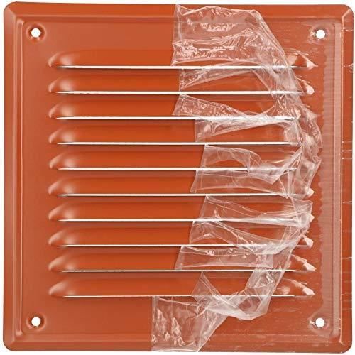 Grille D'aération - KOTARBAU - 165x165 Mm - Laquée - Moustiquaire - Résistante À La Corrosion