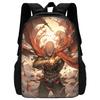 Kinder Anime One Punchs Man Schulrucksack mit Brotdosen ,Federmäppchen ,Schultaschen für Jungen Mädchen Bestes Geschenk