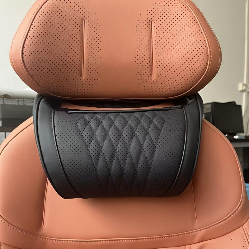 Car Headrest Pillow - Ultra-Soft Breathable Design,Durable Premium Material for Long Drives & RVs Use, Comfortable Car Seat, Contoured Headres