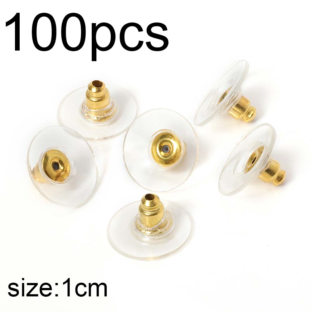 50pcs-1000pcs Soft Silicone Rubber Earring Back Stopper for Stud Earrings DIY Earring Findings Accessories Bullet Tube Ear Plugs