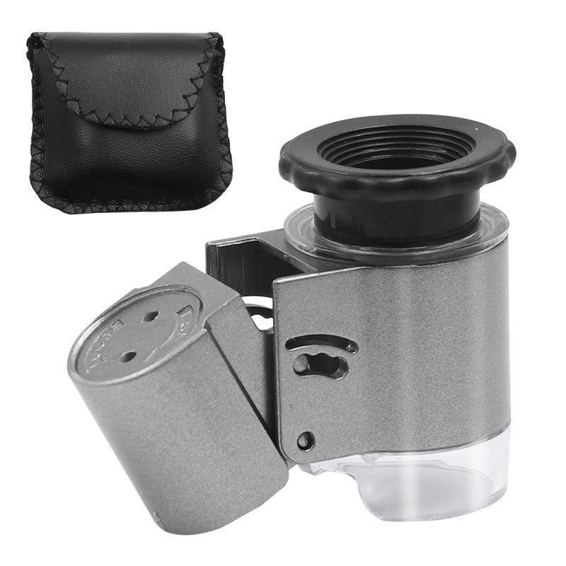 50x Magnifier with LED & UV Light for Jewelry, Gems, Jade, and Antiques