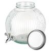 Słój Słoik Do Napojów Z Kranikiem Szklany Dystrybutor Na Napoje Kulka 5.5L EXCELLENT HOUSEWARE 139774
