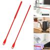 2Pcs Silicone Straw Brushes Food Grade BPA Free Portable Reusable Bendable