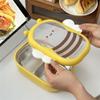Cute Divides Lunch Box Portable Breakfast Boxes Multifunctional Lunch Container  Outdoor