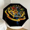 1PC Hogwarts Crest Umbrella-8-Rib Reinforced, Automatic Open, Lightweight & Durable, Cute Fashion Accessory for Outdoor, D2673