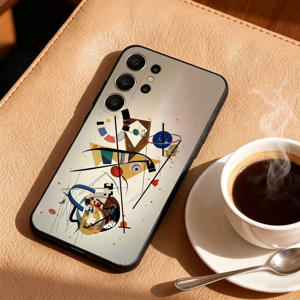P-Picasso A-Abstract A-Art P-Painting  Phone Case For Samsung S25,24,23,22,30,21,10,9,Ultra,Plus,Lite,FE Black Soft Case Samsung S21Ultra