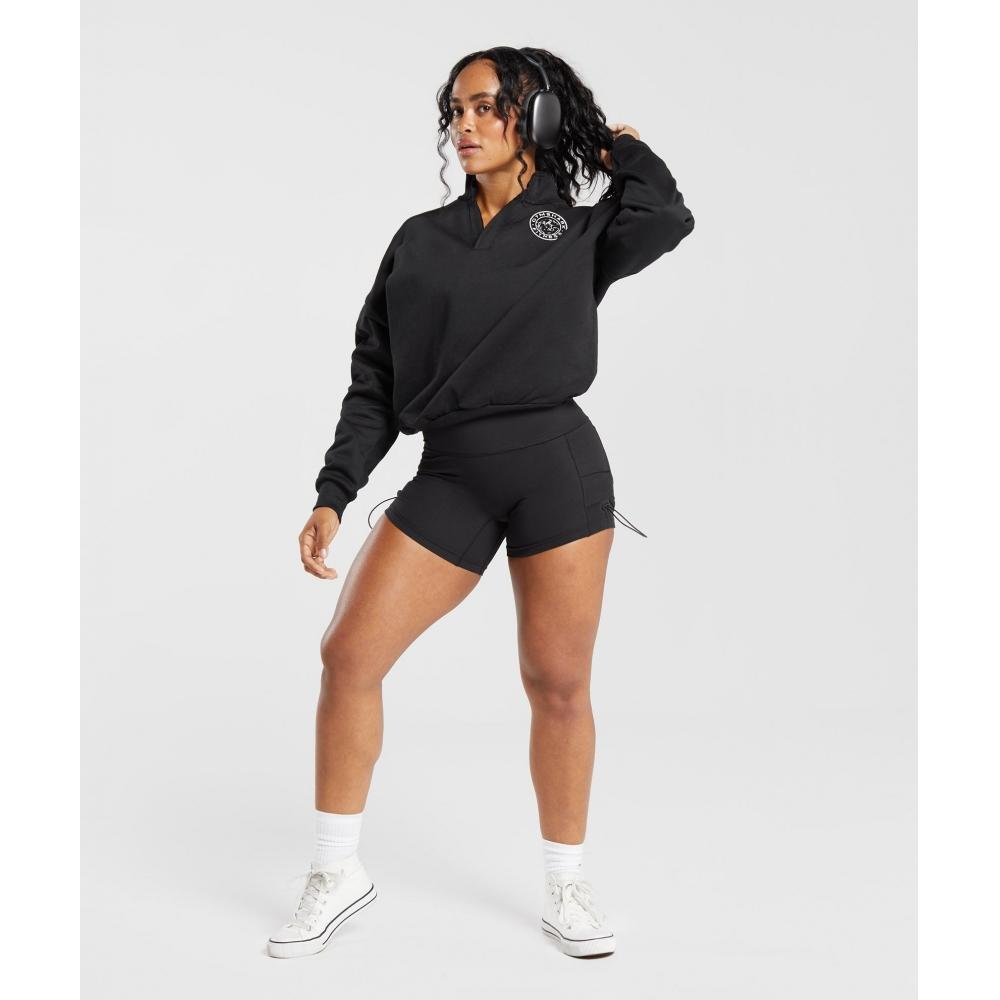 Gymshark Legacy Oversized Sweatshirt Black B5a9w Bb2j