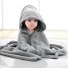 Asciugamani da Bagno per Bambini con Animali dei Cartoni Animati Morbido Asciugamano con Cappuccio per Neonato Coperta Avvolgente Calda per Bambini Piccoli per Maschi e Femmine
