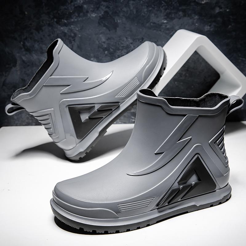 Men's Waterproof Anti-slip Rain Boots Outdoor Fishing Boots Rain Boots
