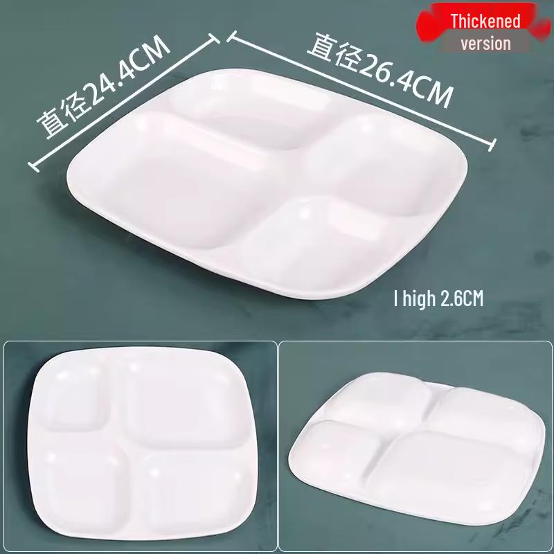 Melamine Divided Cafeteria Food Tray