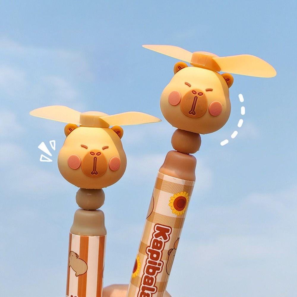 0.5mm Black Ink Fan Neutral Pen 90 ° Rotation Gel Pen New Ballpoint Pen  School Supplies