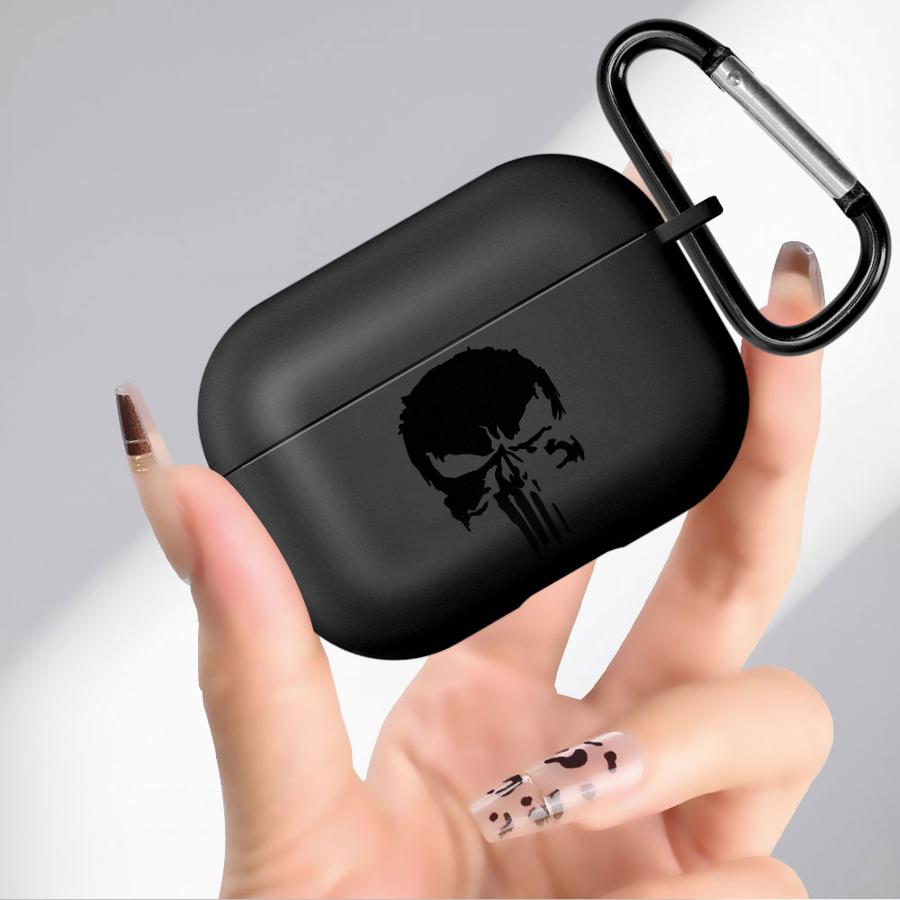 Fundas Suaves para Auriculares Funda para Airpods 2 1 Pro 3 Pro2 4 Pro3 Marvel Punisher Genial