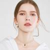 15 Pairs Geometric Drop & Stud Earrings Set, Gold Disc, Square, Circle Dangle Earrings, Wedding Hoop Earrings for Women