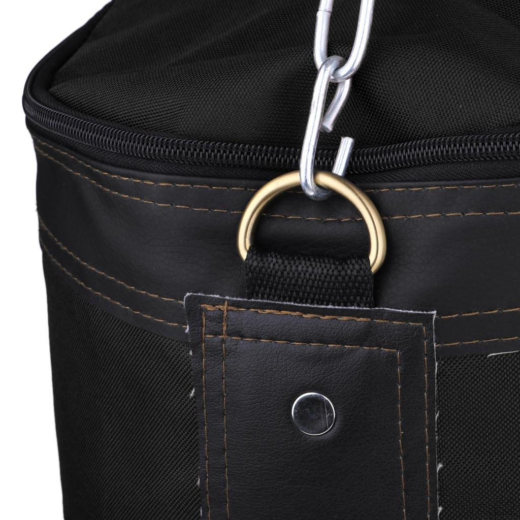 Black Punching Bag 60cm Boxing Fitness Training for Physical Health