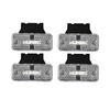 4Pcs Truck Sidelight 24V Parking Lights Trailer Side Marker Cargo Car Position Light Accessories Parts