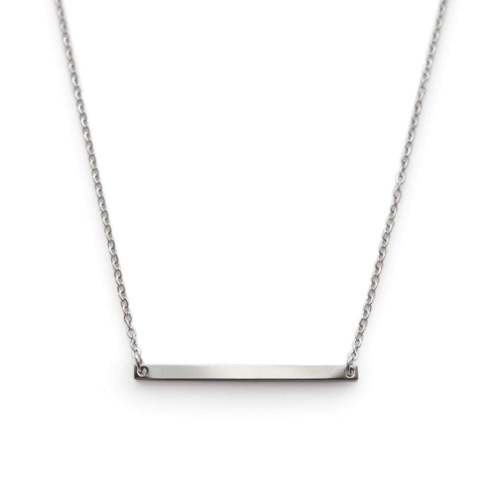 

JewelVOX Ожерелье из нержавеющей стали Короткое ожерелье Пластина из металла Гипоаллергенное Взрослое [Шкатулка для драгоценностей] Женское (Серебряный)