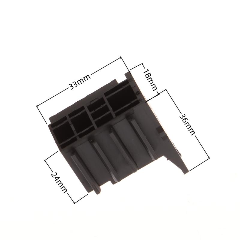 5 Sets/Lot Diy Accessories Car Relay Connector Socket Without Wire With Terminal Modified Nylon Flame Retardant