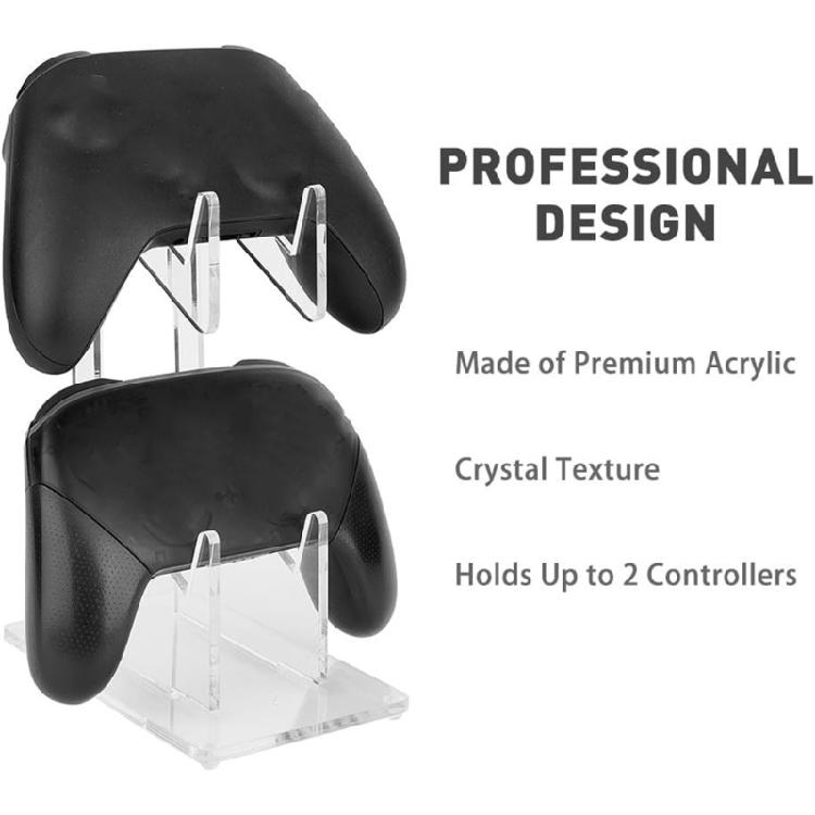Transparent Controller Rack Small Desktop Solution Protective Angled Designs Controller Display for Game Accessories