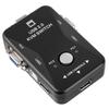USB VGA KVM Switch 2 Port Share Desktop Laptop Video Monitor LCD Keyboard Mouse