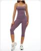 European-American Yoga Set: Brushed Wide-Leg Sportswear for Running & Fitness