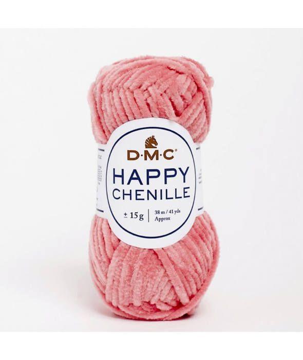 Pelote Amigurumi - DMC - HAPPY CHENILLE - 15g - 100% Polyester - Rose