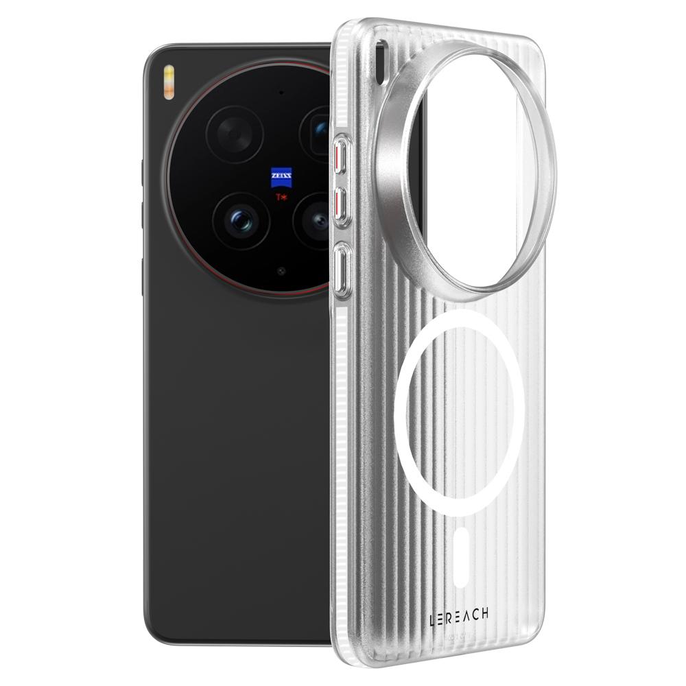 LeReach TOC ICICLE For Vivo X300 Ultra 5G Case Magnetic 3D Anti-Slip Side Grips Micron-Level Frosted Protection Back Cover Case vivo X300 Ultra