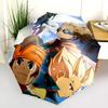 Inazuma Eleven  pattern, automatic folding umbrella, portable and foldable design, 8 ribs, a Christmas or birthday gift.