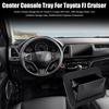 Mittelkonsolen-Aufbewahrungsbox für Toyota FJ Cruiser 2007-2021, ABS-Aufbewahrungshalter, Münzbehälter-Aufbewahrungsbox, Multifunktionale Organizer-Zubehörteile