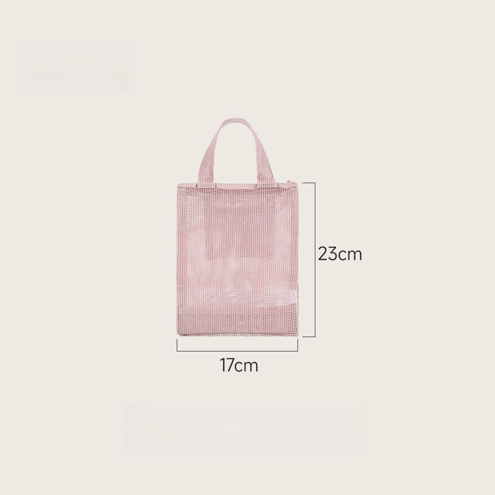 

Portable Travel Wash Bag Large Capacity Layered Storage Bag Breathable Mesh Standable Toiletry Bag Organizer Tote Bag L