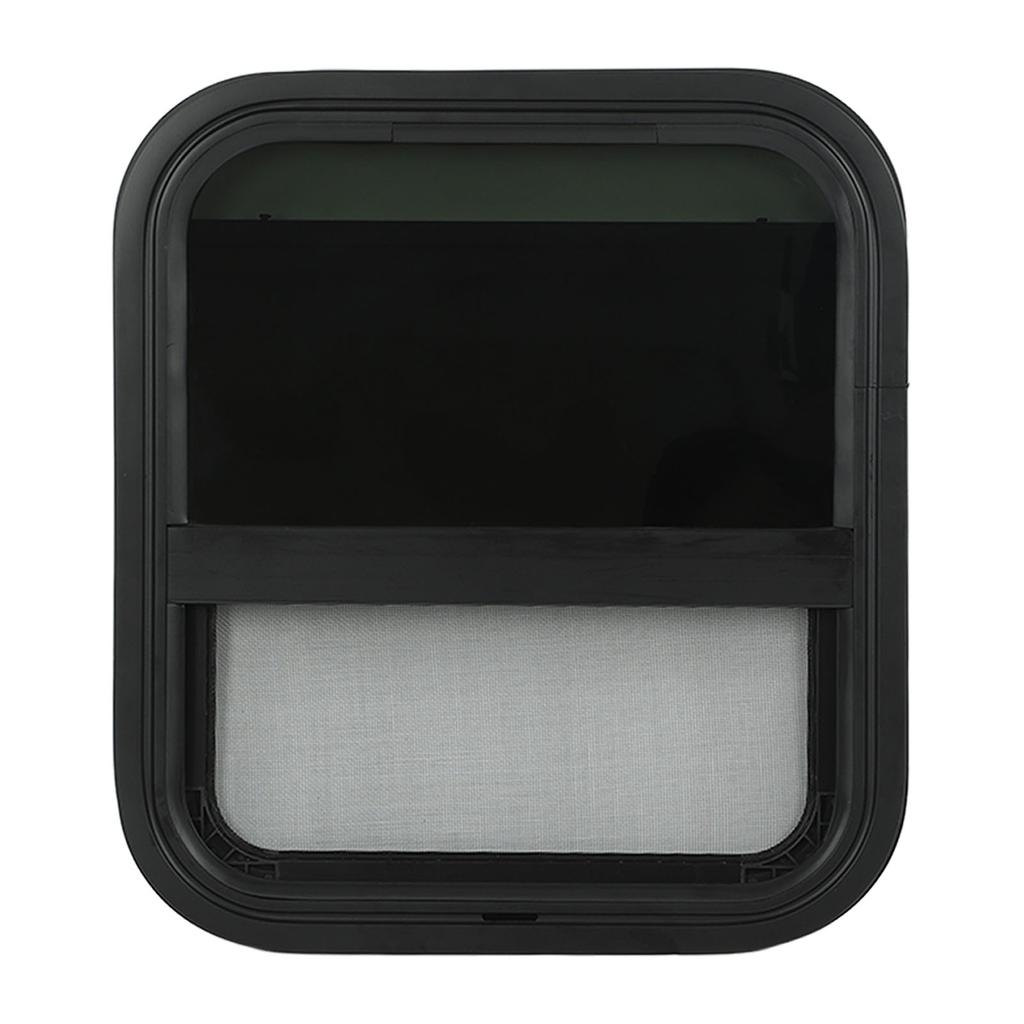 RV Windows 394x445mm Rounded UV Resistant Waterproof with Removable Insect Repellent Net for Camper