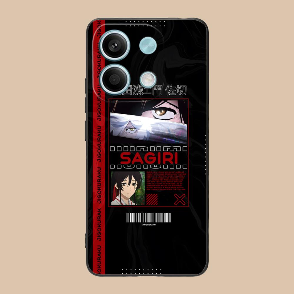 Hell's Paradise Sagiri Phone Case for POCO F8 F7 F6 F5 F4 F3 F2 Pro GT C75 C71 C65 C61 C40 Pro Ultra Soft TPU Shockproof Cover